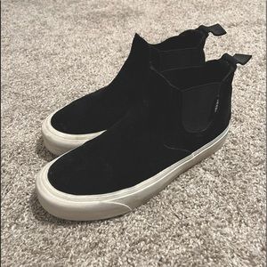 black high top vans
